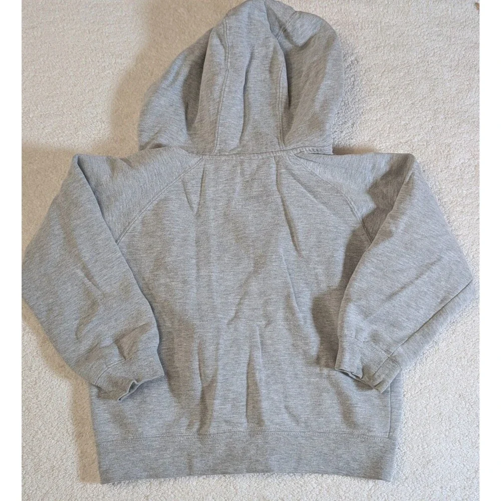 Majestic Kansas City Royals Full Zip Hoodie Youth Small Grey Blue MLB Sweatshirt